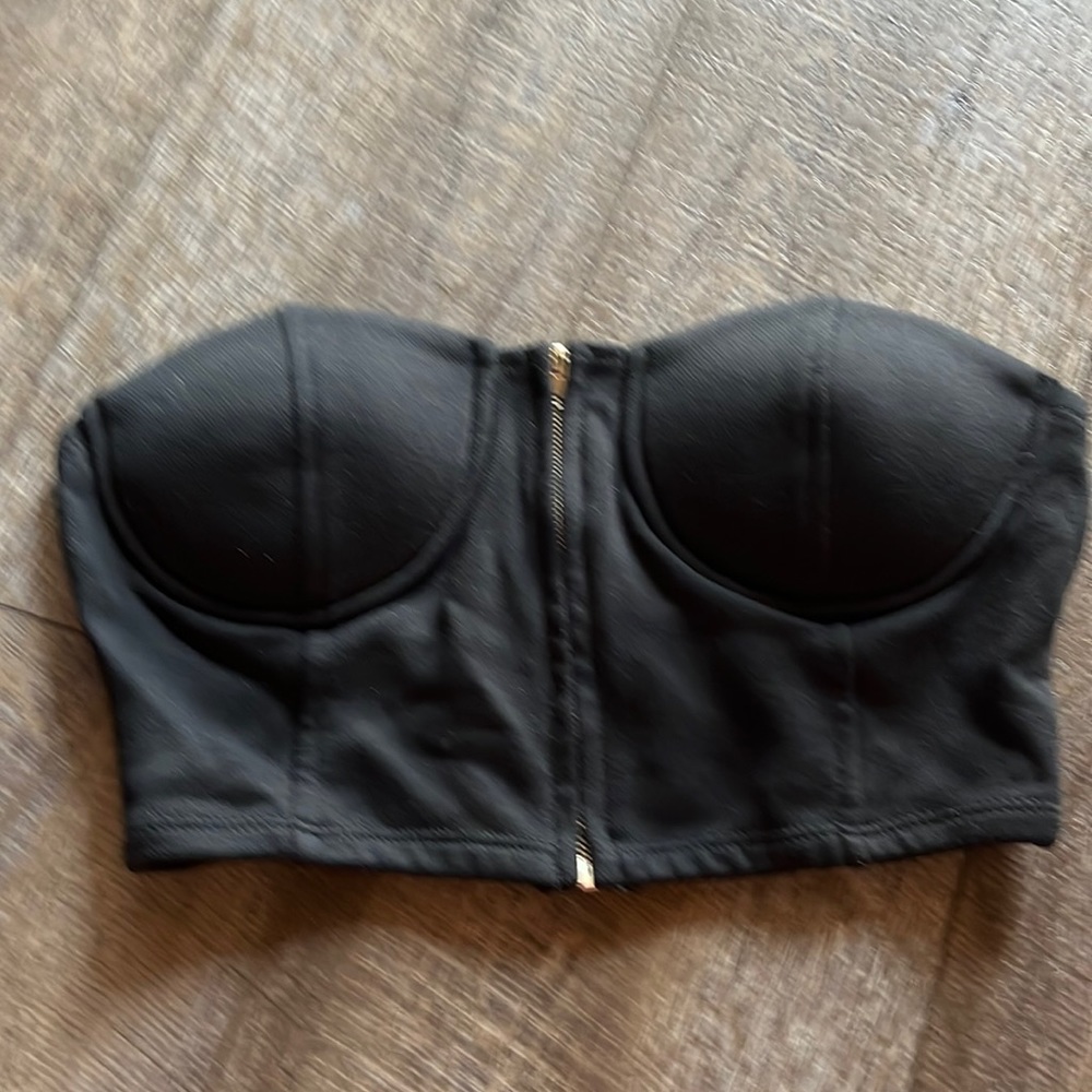 padded crop top
